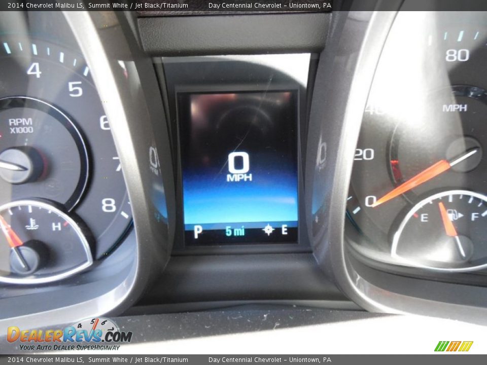 2014 Chevrolet Malibu LS Summit White / Jet Black/Titanium Photo #20