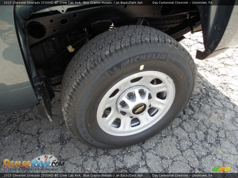 2015 Chevrolet Silverado 2500HD WT Crew Cab 4x4 Blue Granite Metallic / Jet Black/Dark Ash Photo #3