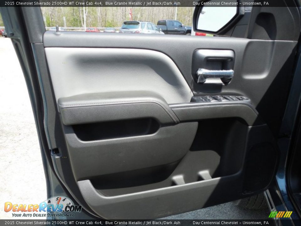 2015 Chevrolet Silverado 2500HD WT Crew Cab 4x4 Blue Granite Metallic / Jet Black/Dark Ash Photo #12