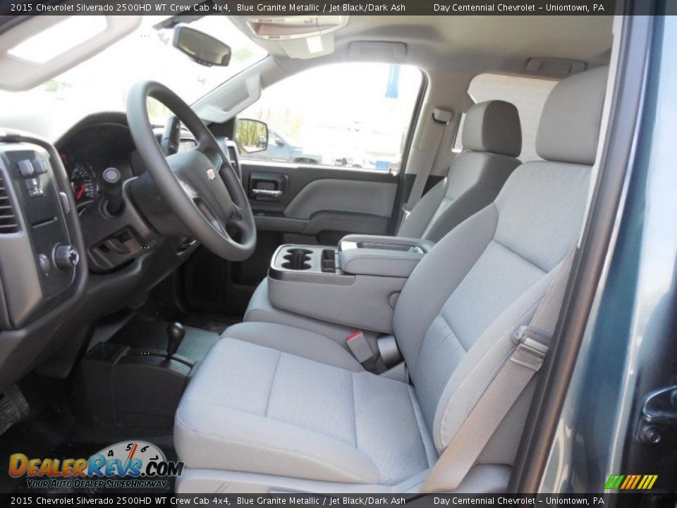 2015 Chevrolet Silverado 2500HD WT Crew Cab 4x4 Blue Granite Metallic / Jet Black/Dark Ash Photo #13