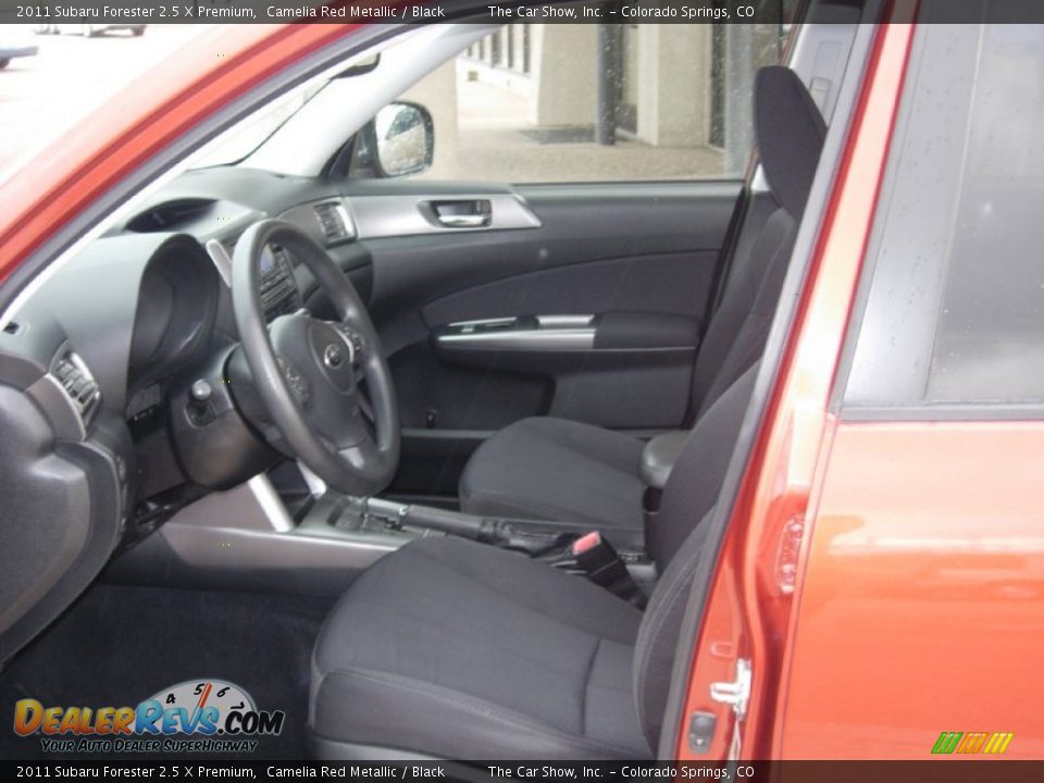 2011 Subaru Forester 2.5 X Premium Camelia Red Metallic / Black Photo #5