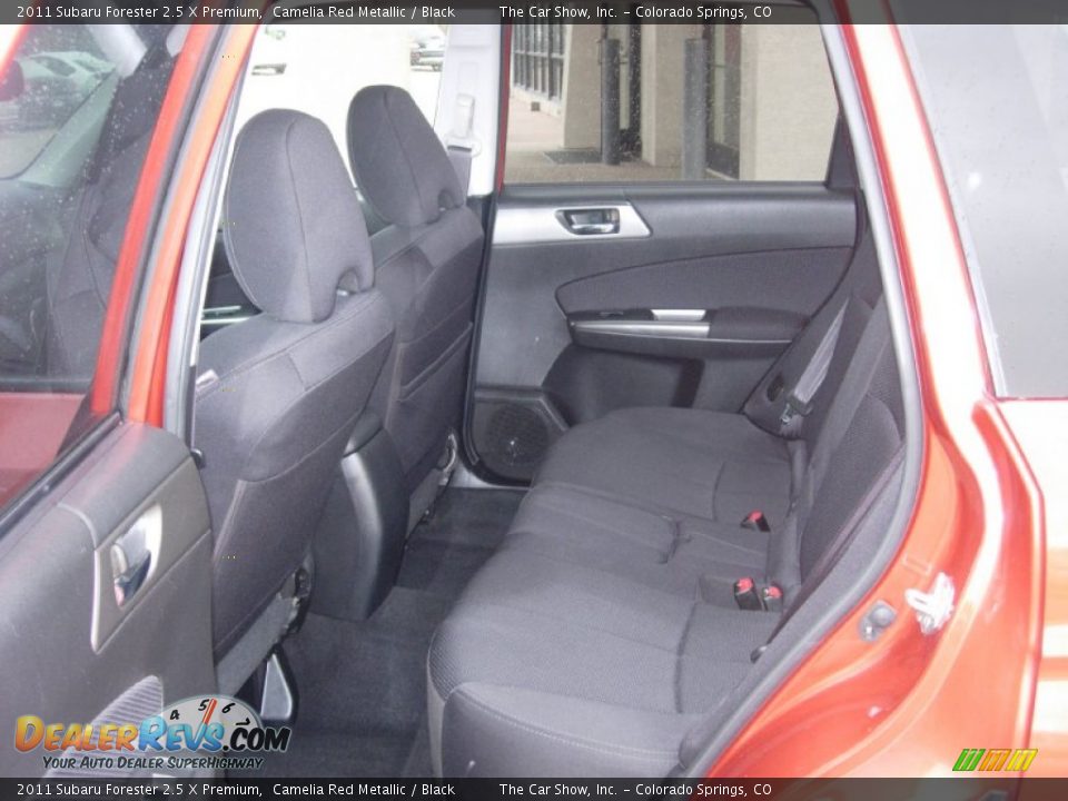 2011 Subaru Forester 2.5 X Premium Camelia Red Metallic / Black Photo #6