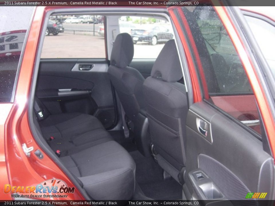 2011 Subaru Forester 2.5 X Premium Camelia Red Metallic / Black Photo #7