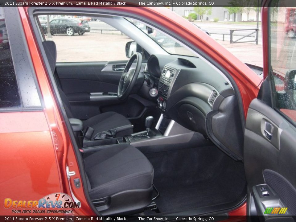 2011 Subaru Forester 2.5 X Premium Camelia Red Metallic / Black Photo #8