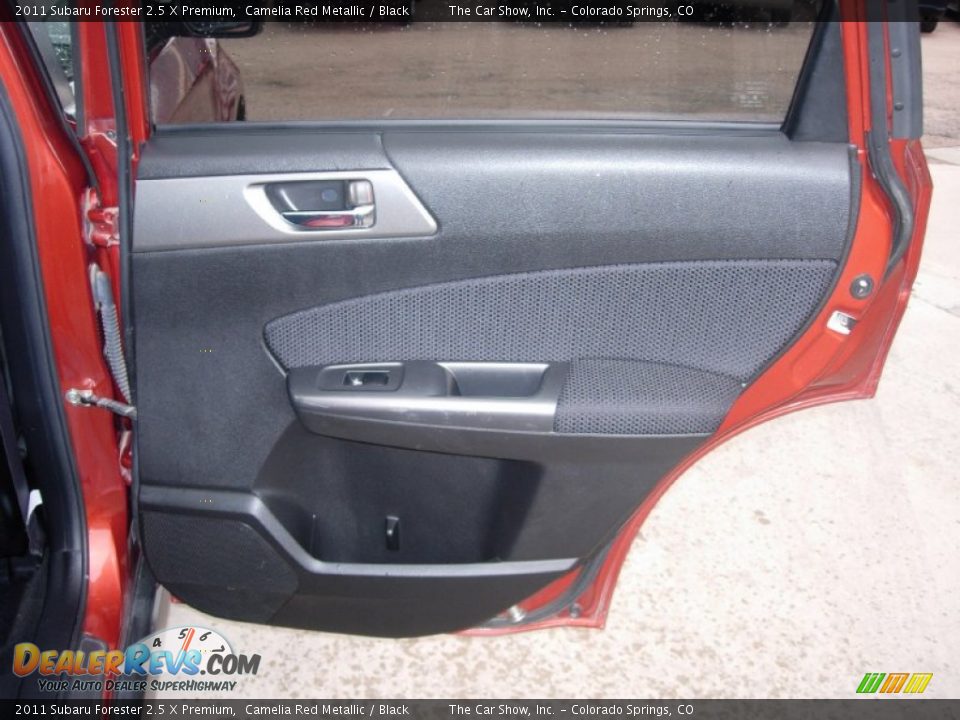 2011 Subaru Forester 2.5 X Premium Camelia Red Metallic / Black Photo #25