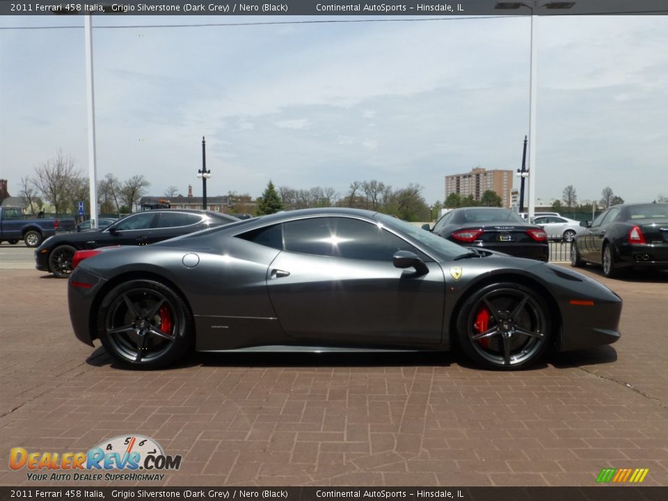 Grigio Silverstone (Dark Grey) 2011 Ferrari 458 Italia Photo #6