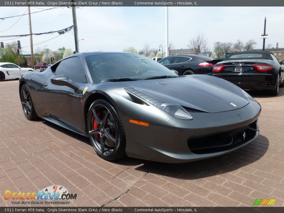 Grigio Silverstone (Dark Grey) 2011 Ferrari 458 Italia Photo #7