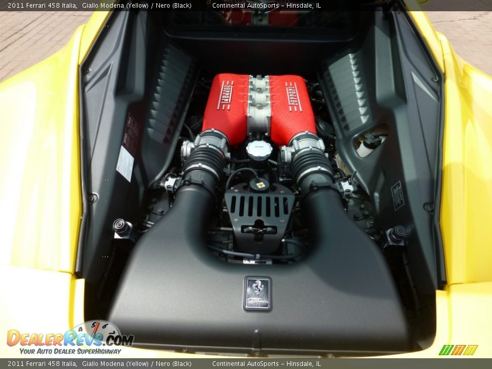 2011 Ferrari 458 Italia 4.5 Liter GDI DOHC 32-Valve VVT V8 Engine Photo #9