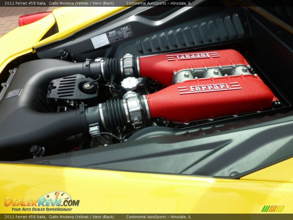 2011 Ferrari 458 Italia 4.5 Liter GDI DOHC 32-Valve VVT V8 Engine Photo #11