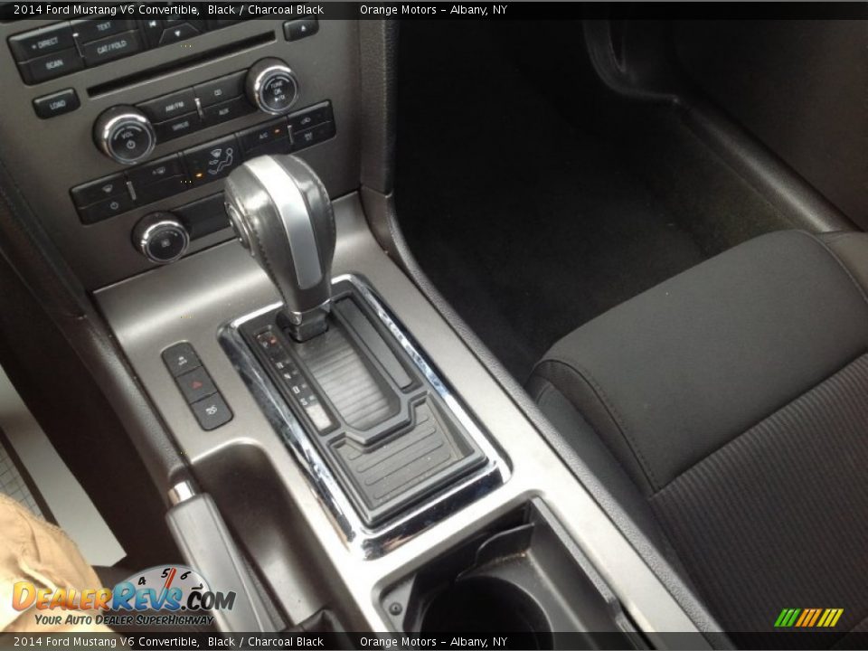 2014 Ford Mustang V6 Convertible Black / Charcoal Black Photo #9