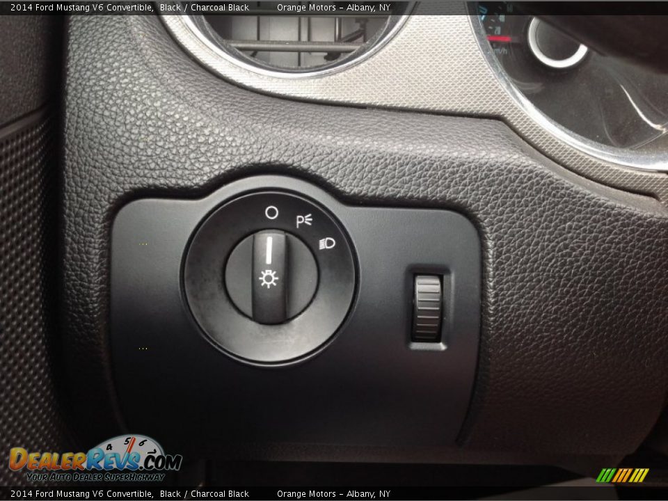 2014 Ford Mustang V6 Convertible Black / Charcoal Black Photo #10