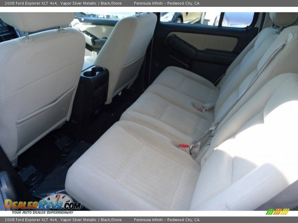 2008 Ford Explorer XLT 4x4 Vapor Silver Metallic / Black/Stone Photo #12
