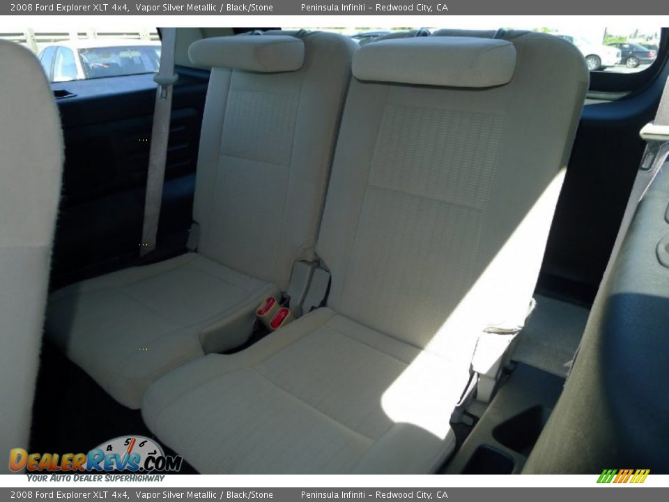 2008 Ford Explorer XLT 4x4 Vapor Silver Metallic / Black/Stone Photo #13