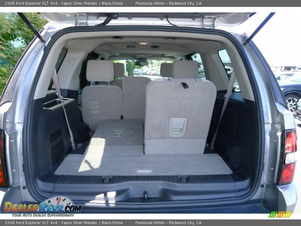 2008 Ford Explorer XLT 4x4 Vapor Silver Metallic / Black/Stone Photo #14