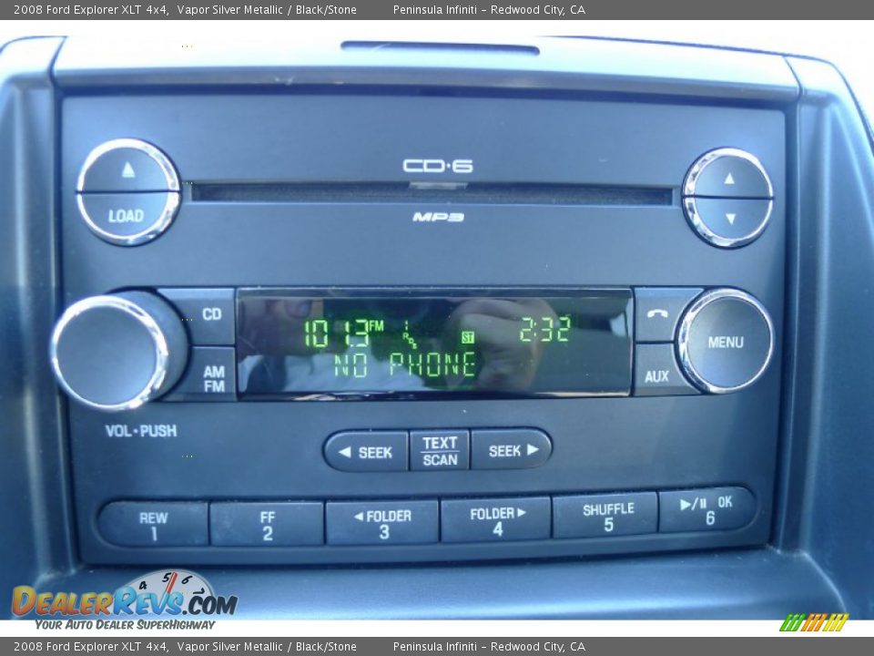 2008 Ford Explorer XLT 4x4 Vapor Silver Metallic / Black/Stone Photo #18