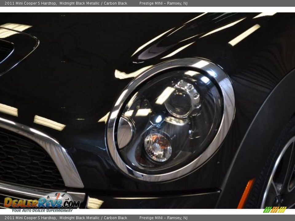 2011 Mini Cooper S Hardtop Midnight Black Metallic / Carbon Black Photo #2