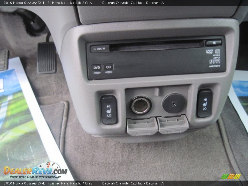 2010 Honda Odyssey EX-L Polished Metal Metallic / Gray Photo #12