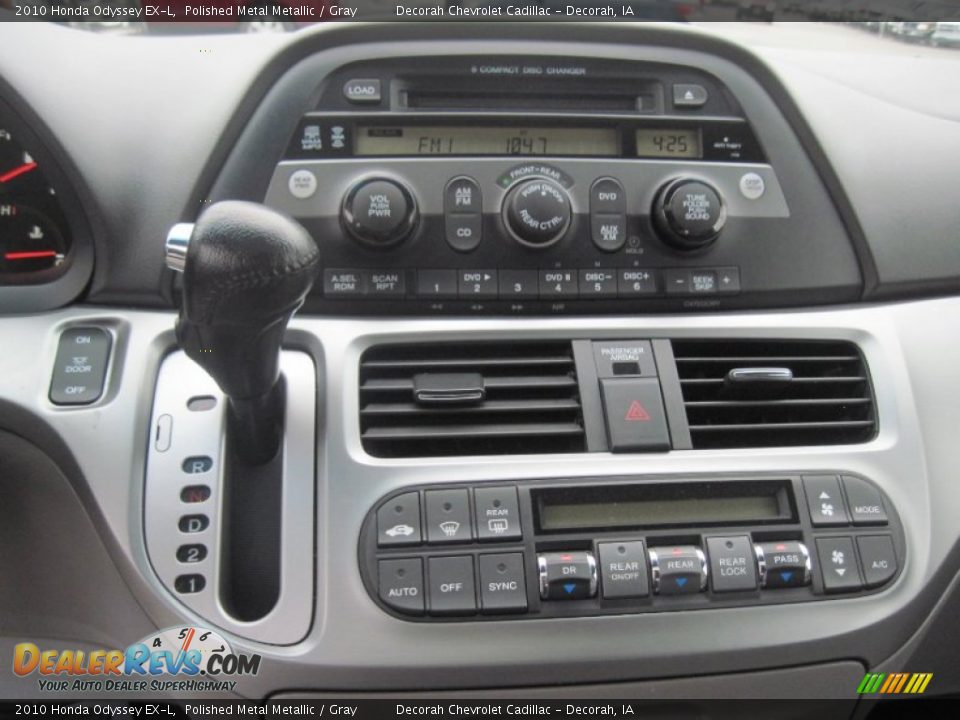 2010 Honda Odyssey EX-L Polished Metal Metallic / Gray Photo #13
