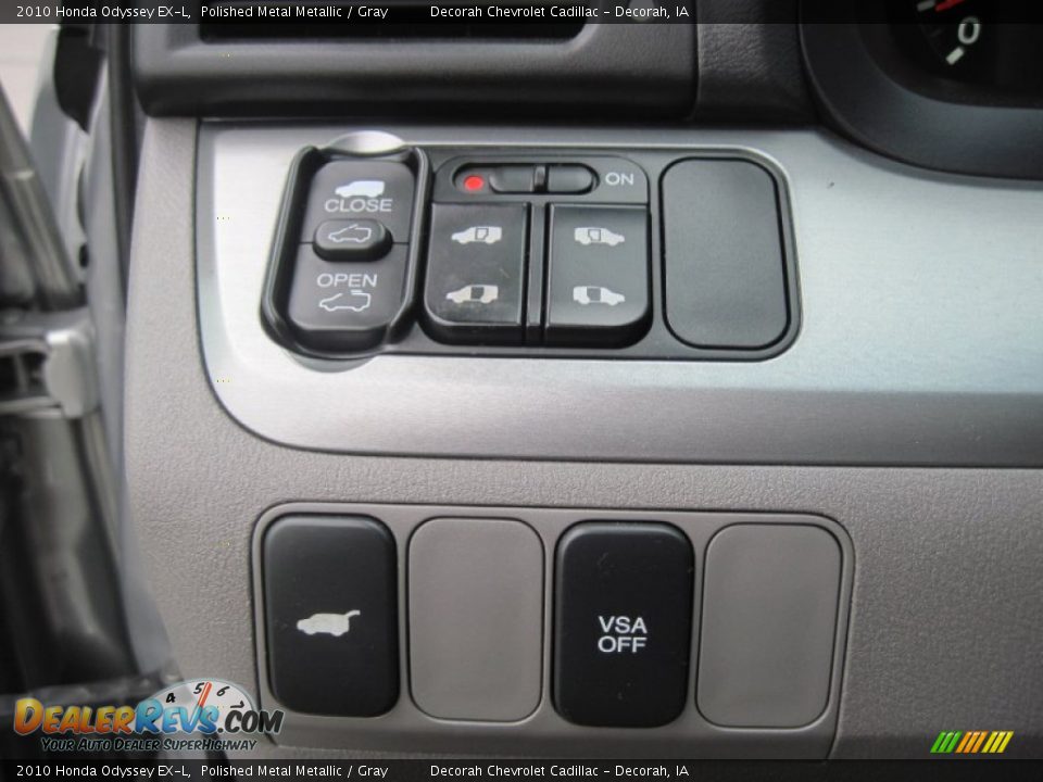 2010 Honda Odyssey EX-L Polished Metal Metallic / Gray Photo #16