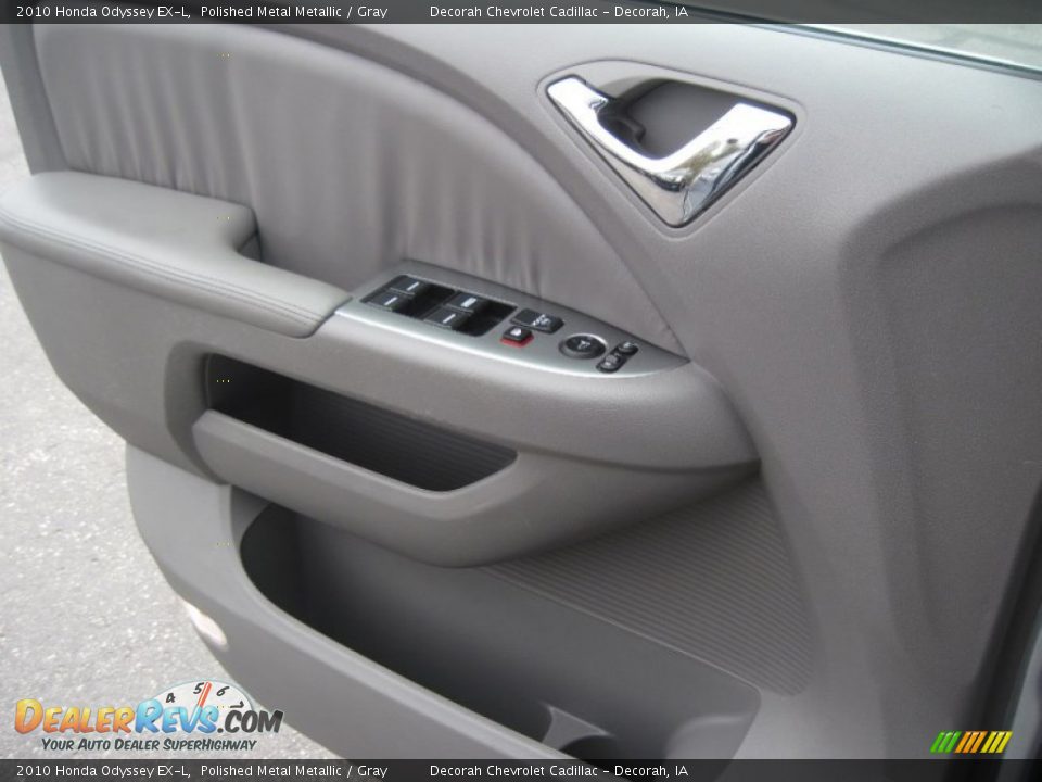 2010 Honda Odyssey EX-L Polished Metal Metallic / Gray Photo #17