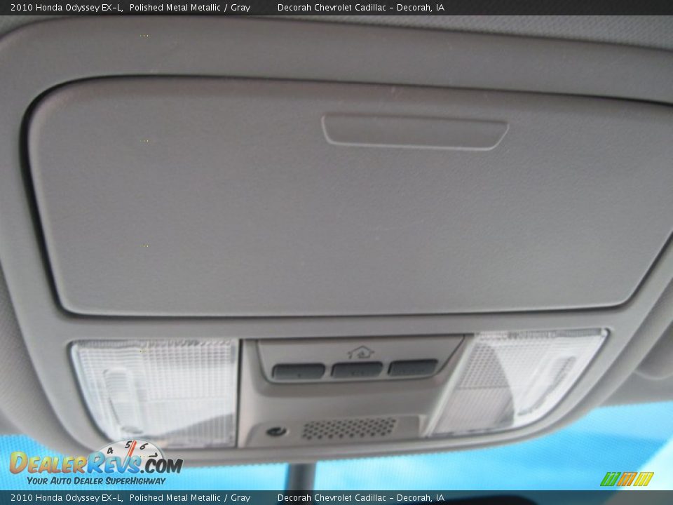 2010 Honda Odyssey EX-L Polished Metal Metallic / Gray Photo #18