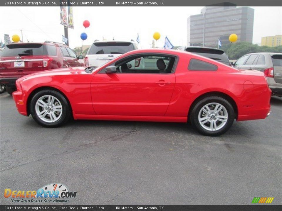 2014 Ford Mustang V6 Coupe Race Red / Charcoal Black Photo #3