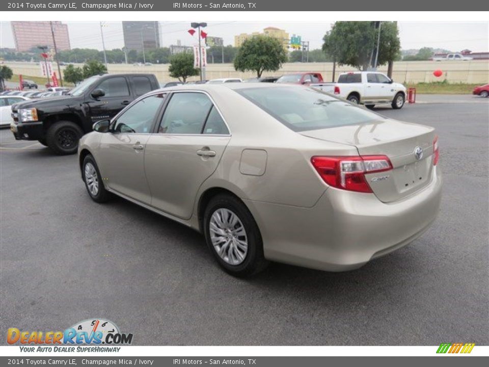 2014 Toyota Camry LE Champagne Mica / Ivory Photo #5