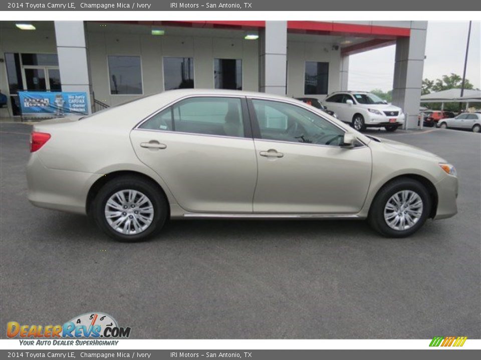 2014 Toyota Camry LE Champagne Mica / Ivory Photo #8
