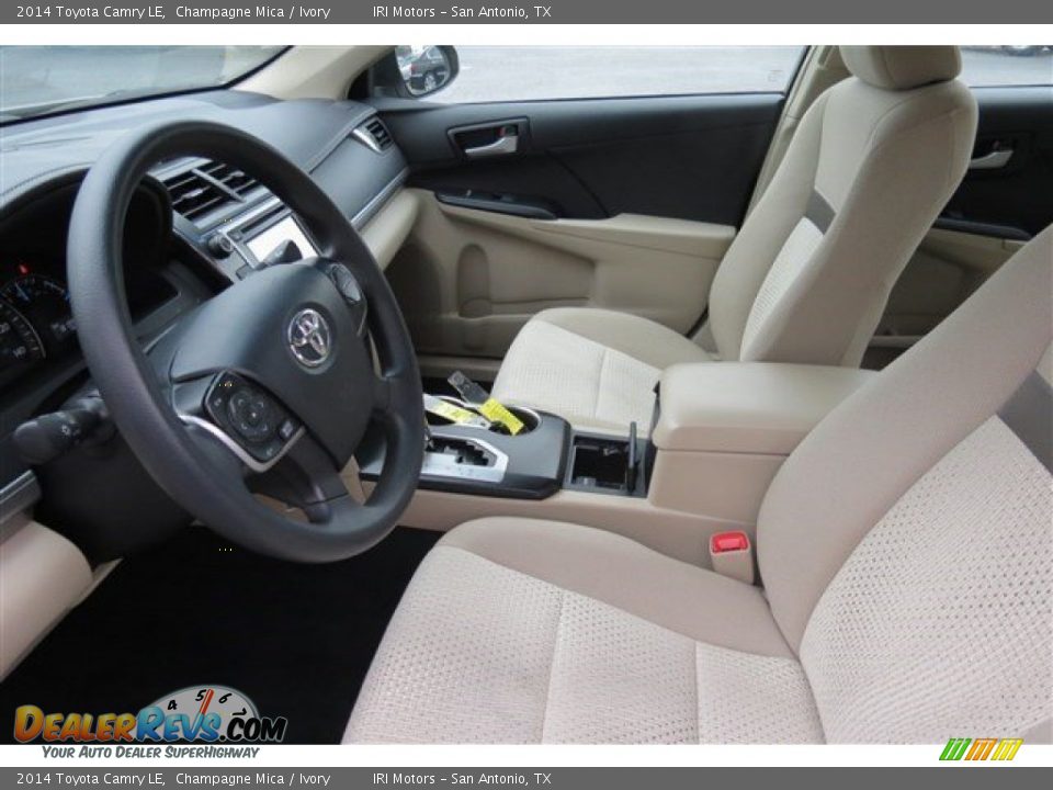 2014 Toyota Camry LE Champagne Mica / Ivory Photo #11