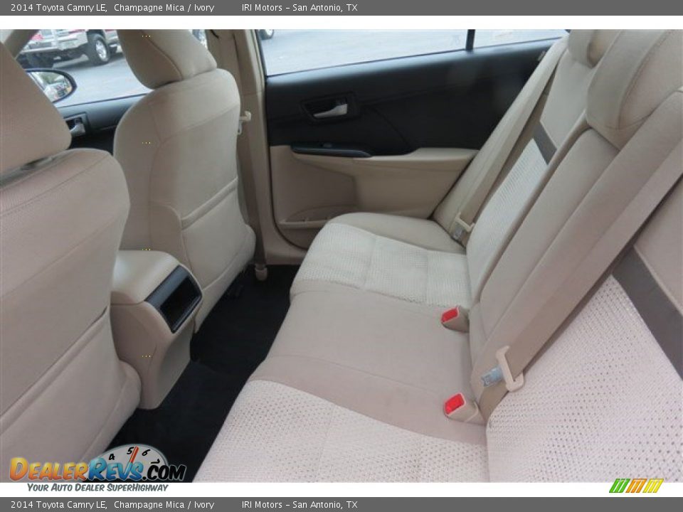 2014 Toyota Camry LE Champagne Mica / Ivory Photo #12