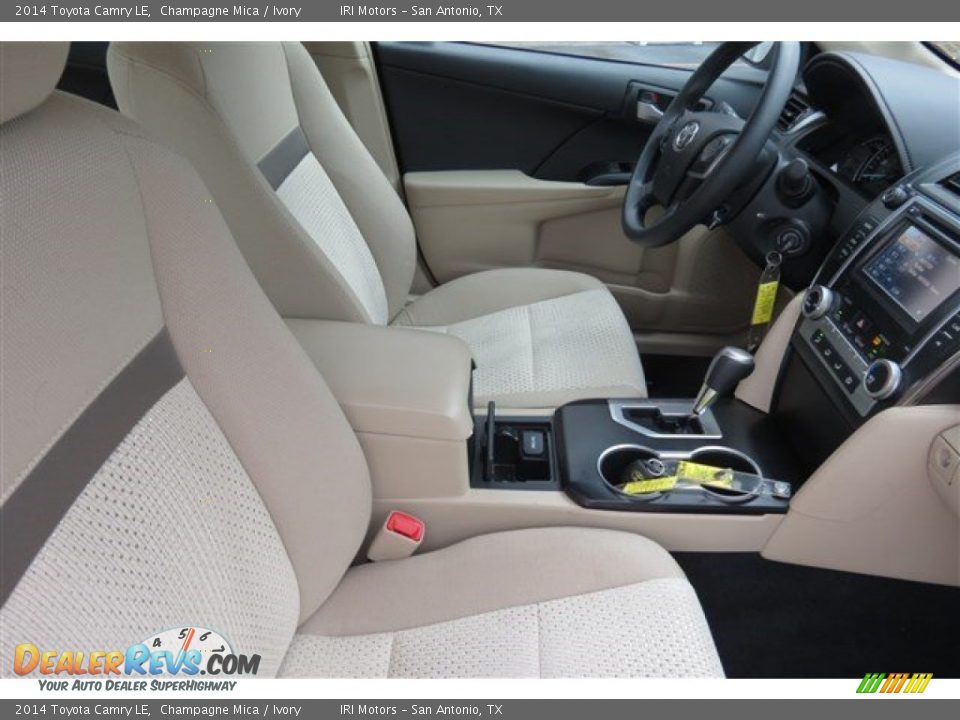 2014 Toyota Camry LE Champagne Mica / Ivory Photo #13
