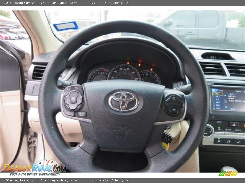 2014 Toyota Camry LE Champagne Mica / Ivory Photo #17