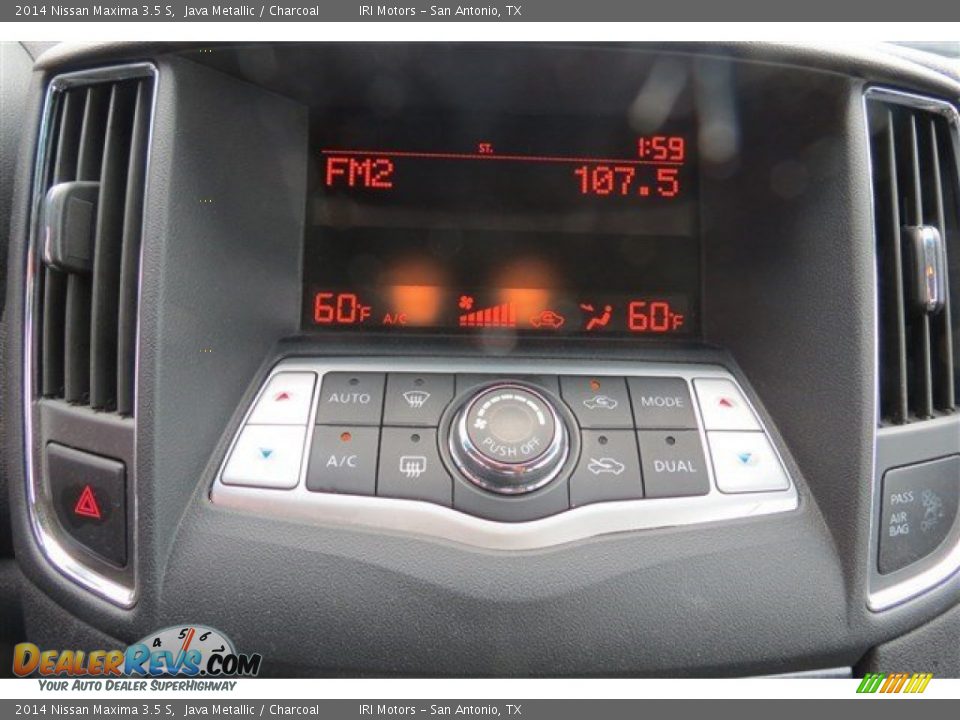 Controls of 2014 Nissan Maxima 3.5 S Photo #15