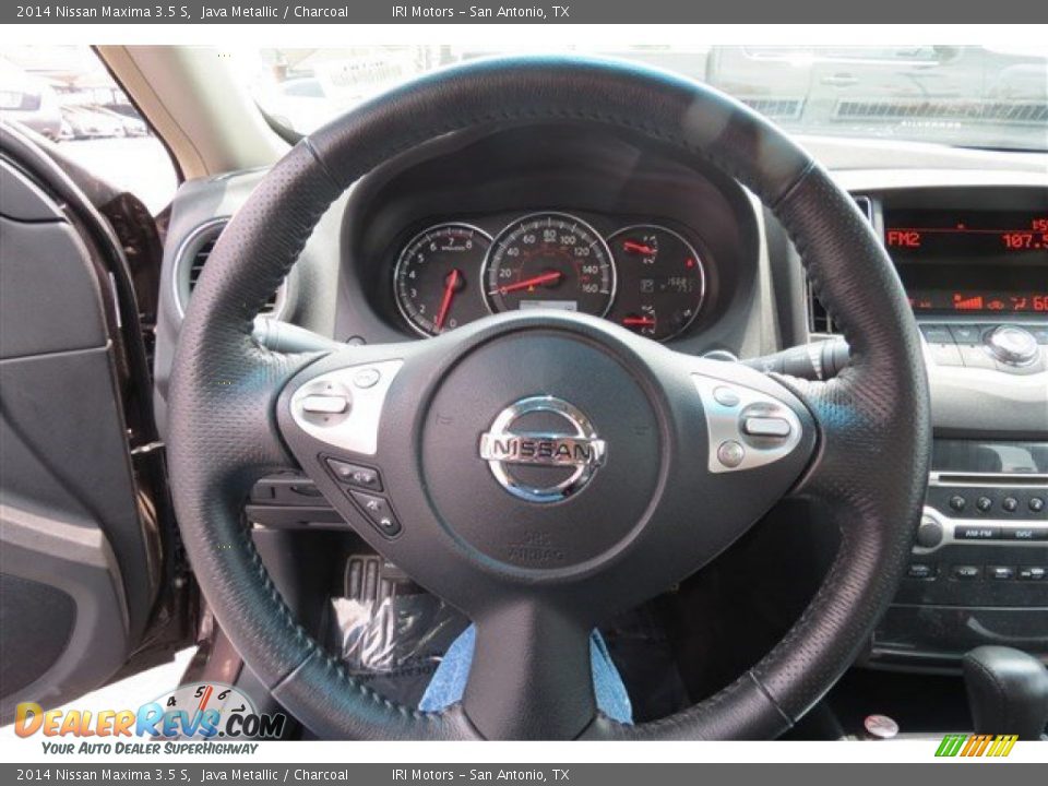 2014 Nissan Maxima 3.5 S Steering Wheel Photo #19
