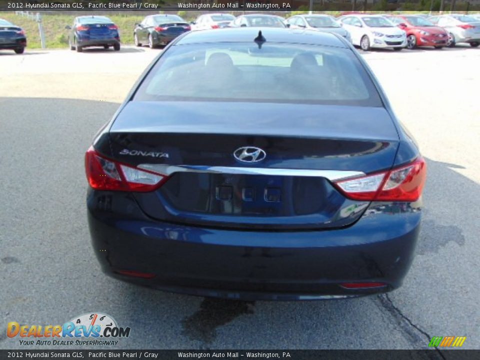 2012 Hyundai Sonata GLS Pacific Blue Pearl / Gray Photo #7