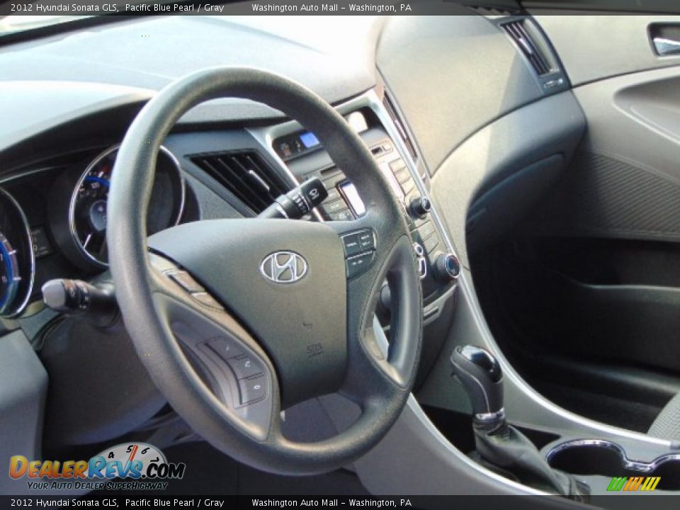 2012 Hyundai Sonata GLS Pacific Blue Pearl / Gray Photo #9