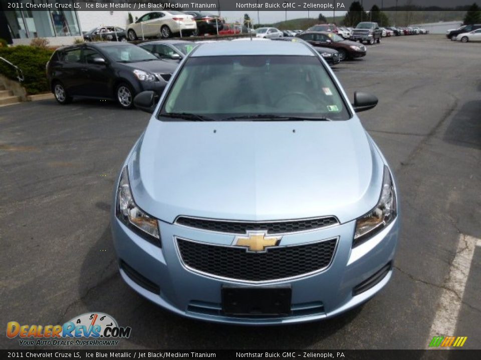 2011 Chevrolet Cruze LS Ice Blue Metallic / Jet Black/Medium Titanium Photo #2