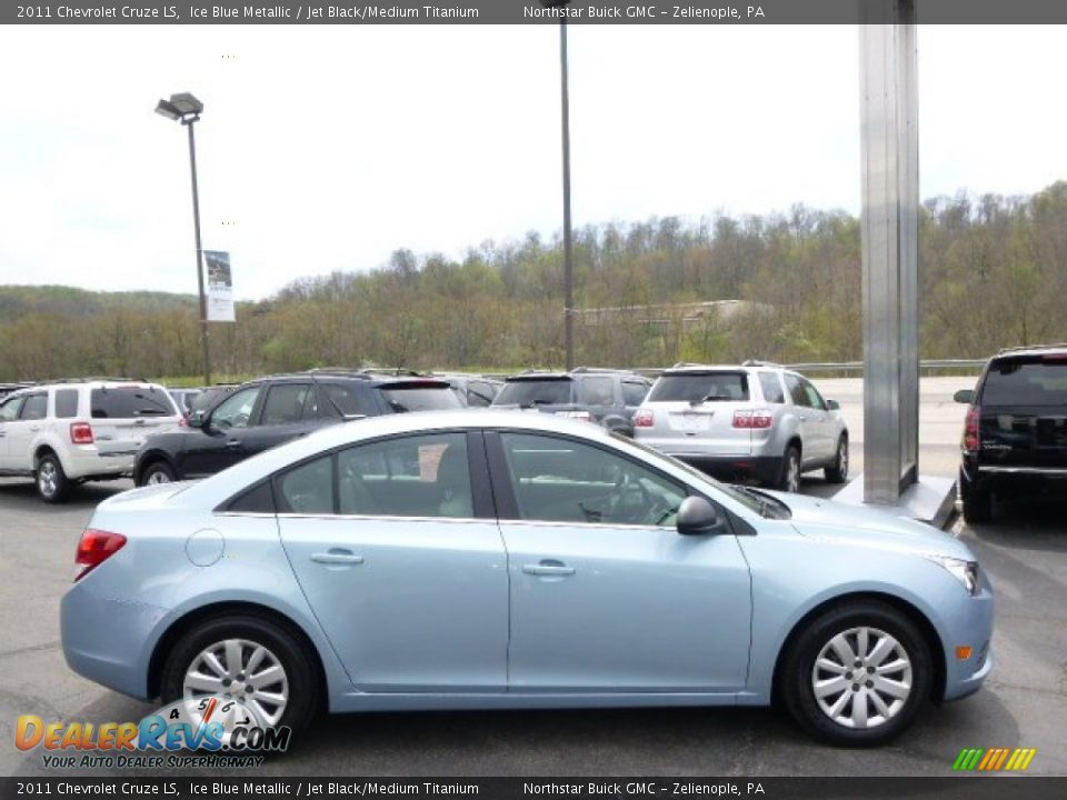 2011 Chevrolet Cruze LS Ice Blue Metallic / Jet Black/Medium Titanium Photo #4
