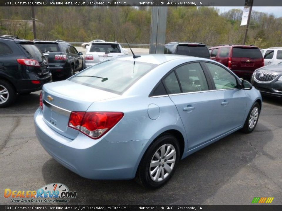 2011 Chevrolet Cruze LS Ice Blue Metallic / Jet Black/Medium Titanium Photo #5