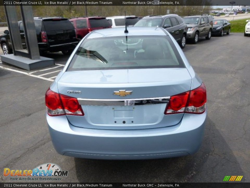 2011 Chevrolet Cruze LS Ice Blue Metallic / Jet Black/Medium Titanium Photo #6