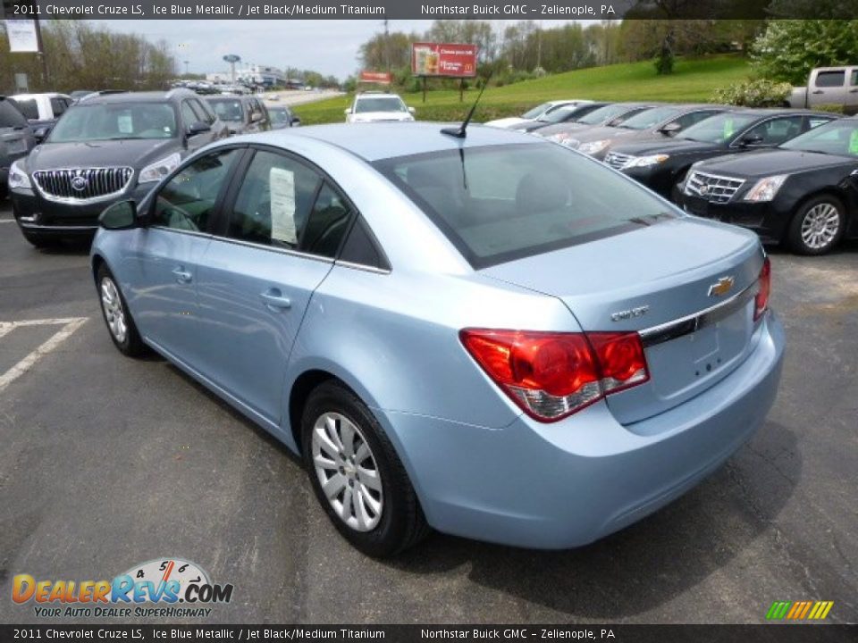 2011 Chevrolet Cruze LS Ice Blue Metallic / Jet Black/Medium Titanium Photo #7