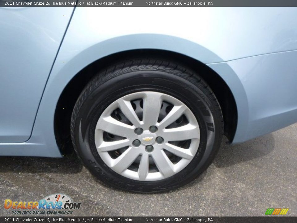 2011 Chevrolet Cruze LS Ice Blue Metallic / Jet Black/Medium Titanium Photo #9