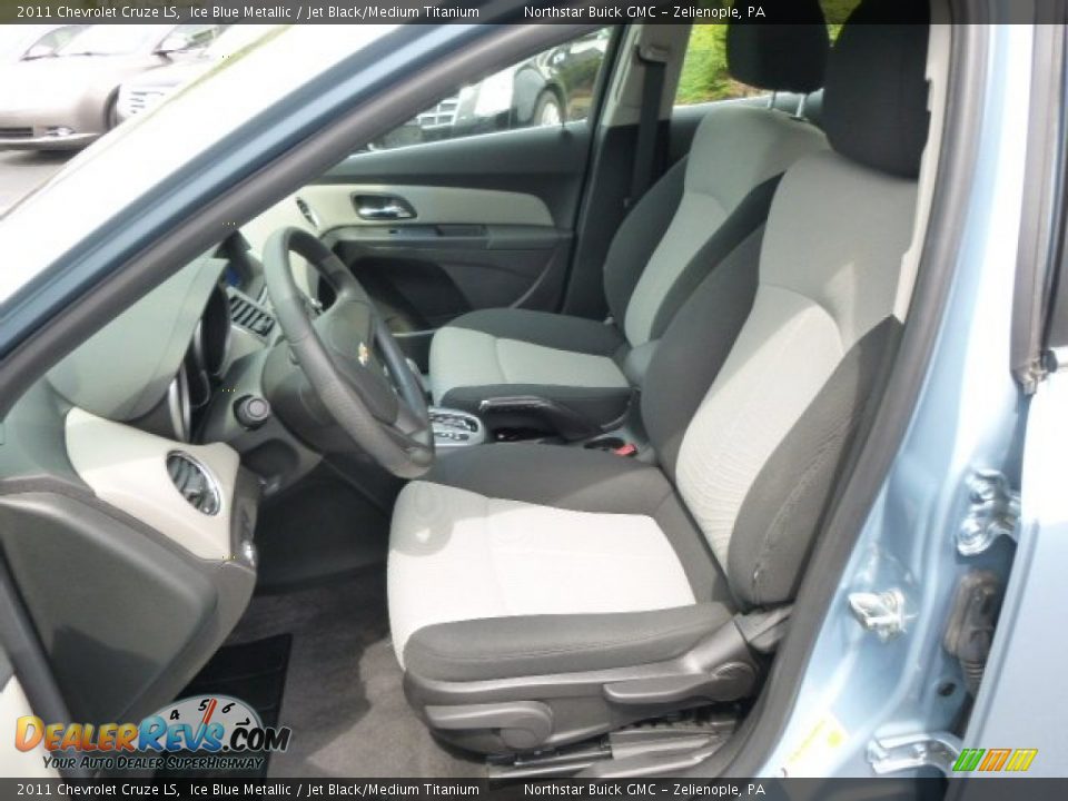 2011 Chevrolet Cruze LS Ice Blue Metallic / Jet Black/Medium Titanium Photo #10