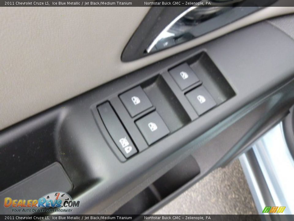 2011 Chevrolet Cruze LS Ice Blue Metallic / Jet Black/Medium Titanium Photo #15