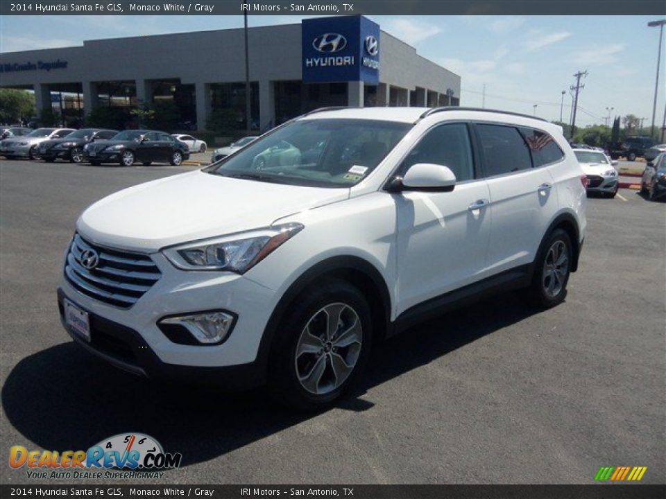 2014 Hyundai Santa Fe GLS Monaco White / Gray Photo #1