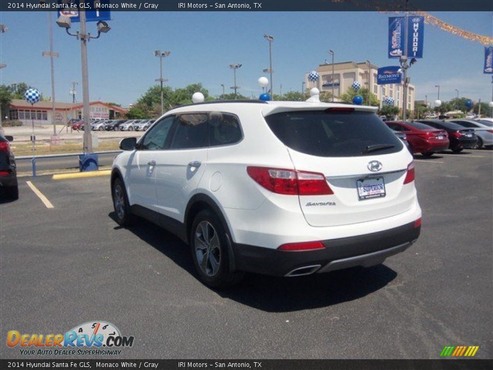 2014 Hyundai Santa Fe GLS Monaco White / Gray Photo #4