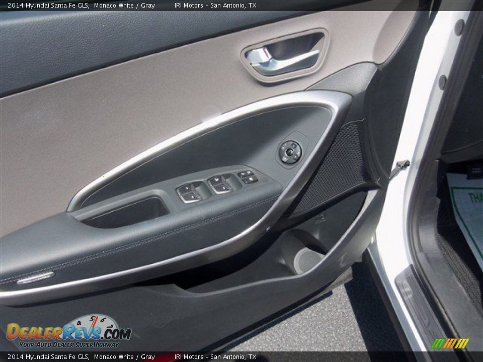 2014 Hyundai Santa Fe GLS Monaco White / Gray Photo #5