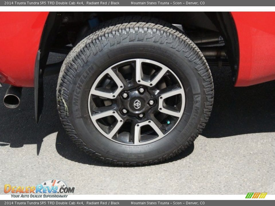 2014 Toyota Tundra SR5 TRD Double Cab 4x4 Radiant Red / Black Photo #9
