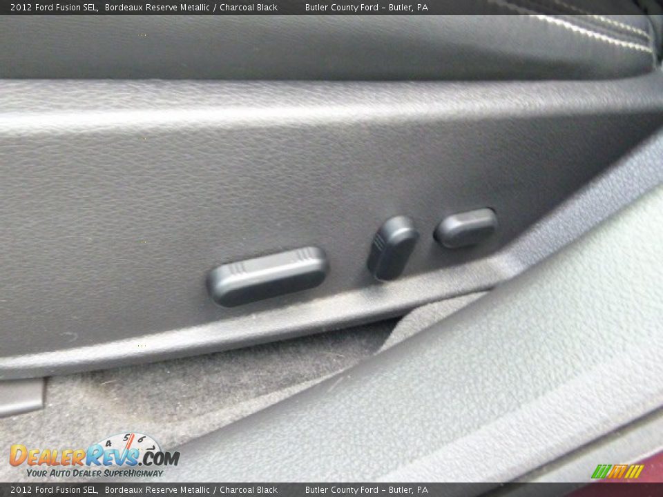 2012 Ford Fusion SEL Bordeaux Reserve Metallic / Charcoal Black Photo #14