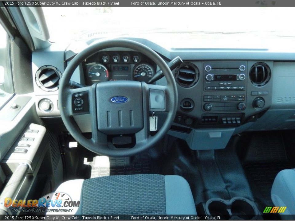 Dashboard of 2015 Ford F250 Super Duty XL Crew Cab Photo #8
